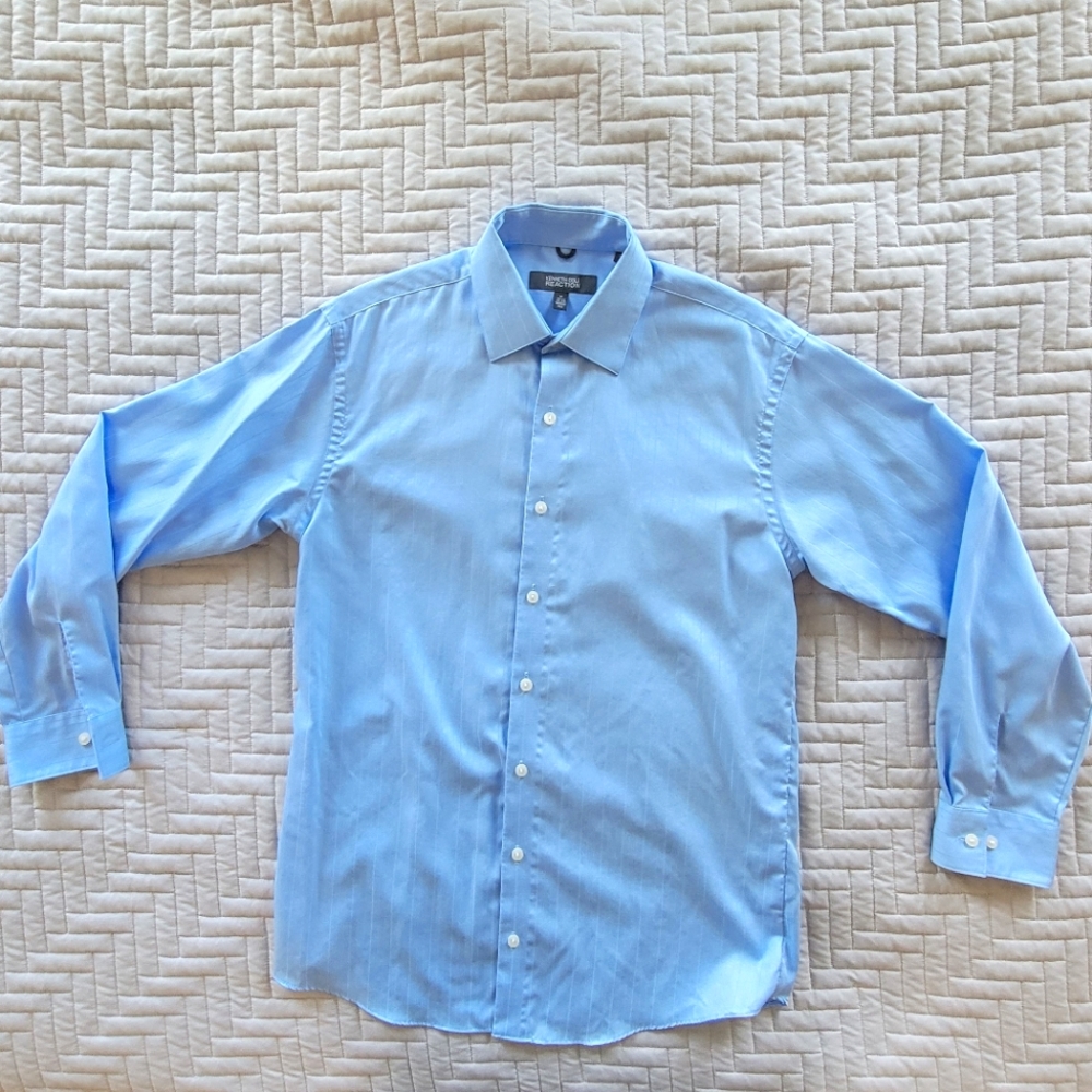 Blue Kenneth Cole Reaction Dress Shirt